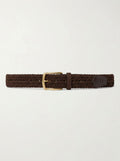 Braided Suede Italian Belt