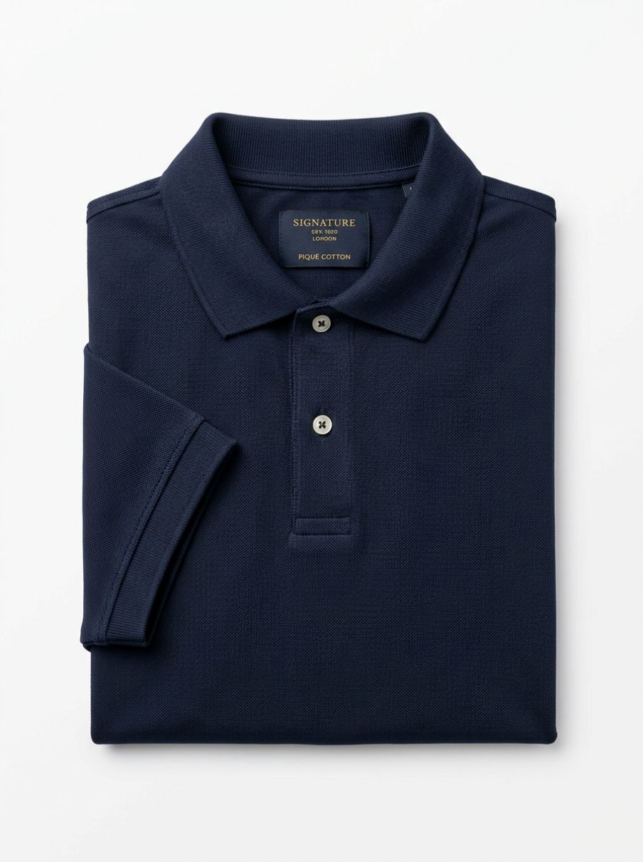 Signature Piqué Cotton Polo