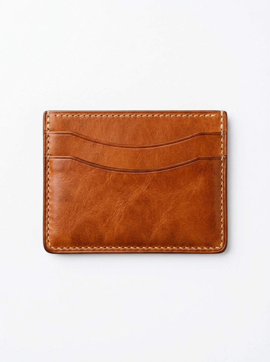Vegetable-Tanned Leather Cardholder